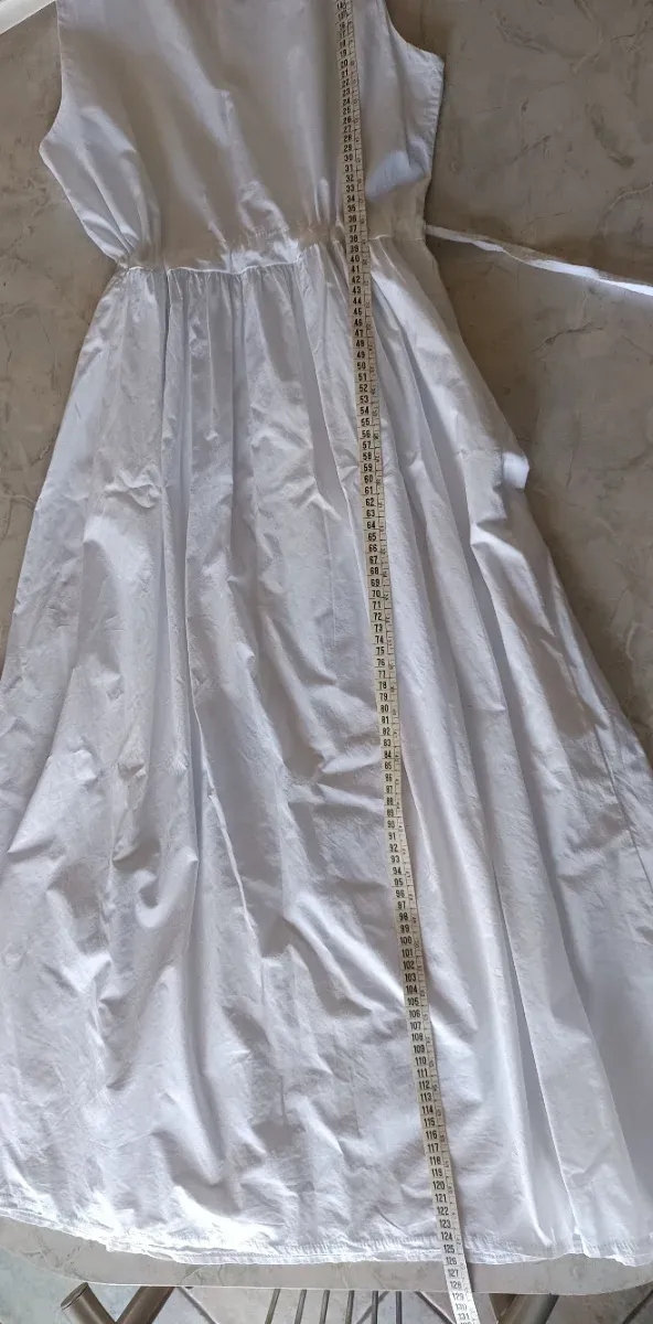 Vestito bianco in cotone