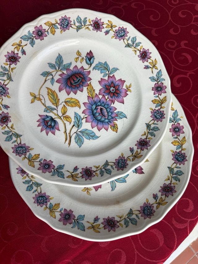 Platos Porcelana Britt Irostone San Claudio del 70