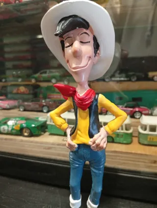 Figuras Lucky Luke y Dalton