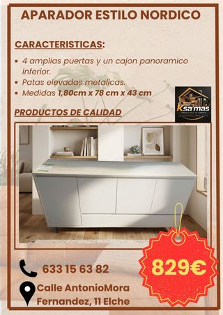 Aparador Estilo Nórdico