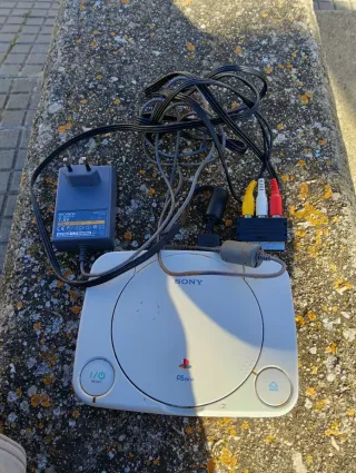 PlayStation PS one Sony gris/blanco