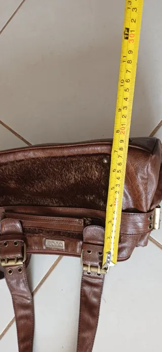 Borsa donna vera pelle  marrone