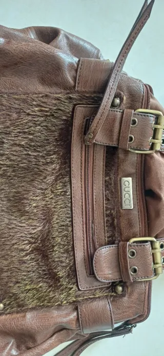 Borsa donna vera pelle  marrone