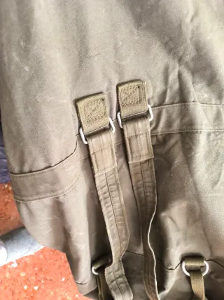 Mochila grande verde militar