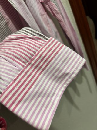 Camisa Brox Sister Rayas Rosa/Marrón Talla XXL