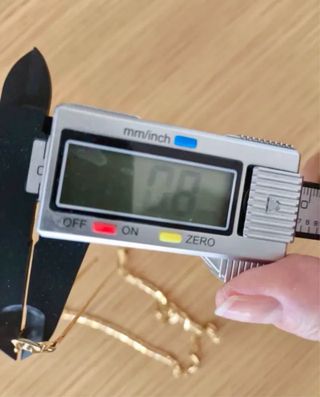 Cadena maciza de oro 18k