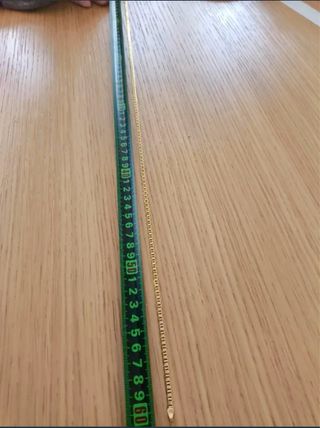 Cadena maciza de oro 18k