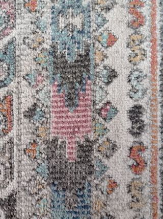 Tappeto stile persiano beige multicolor