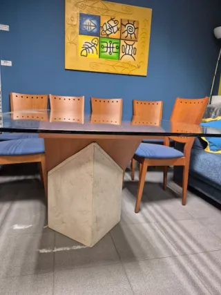 Mesa comedor con 6 sillas