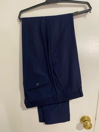 Traje de chaqueta azul