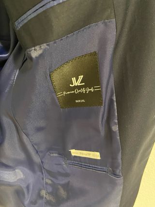 Traje de chaqueta azul