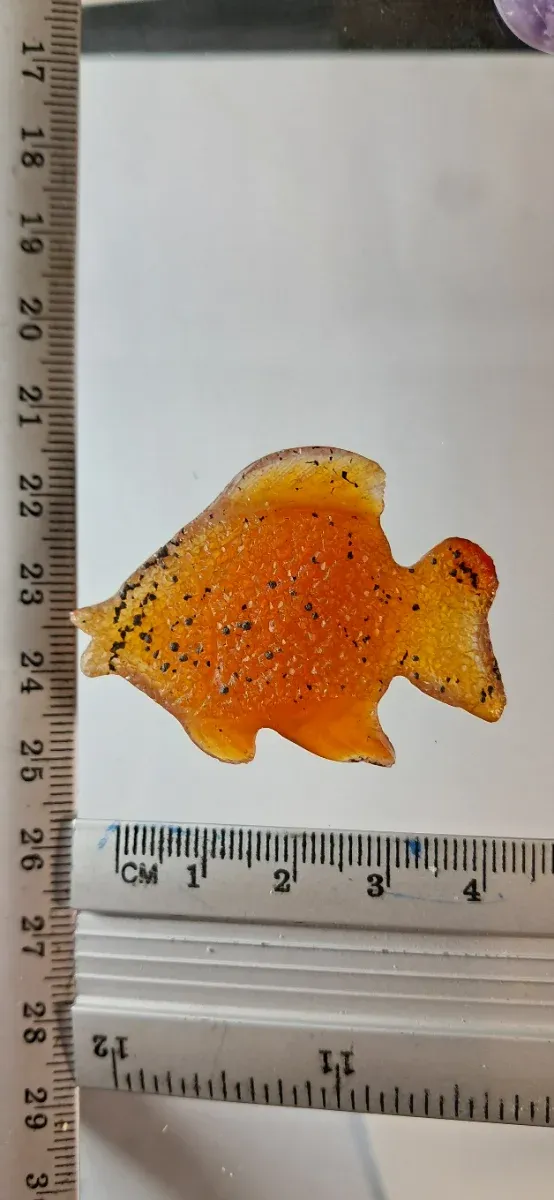 Pesce in corniola intagliata