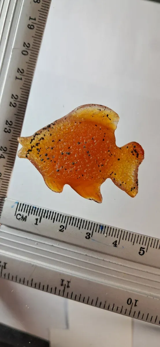 Pesce in corniola intagliata