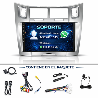 PANTALLA GPS TOYOTA YARIS 2005-2012 CARPLAY