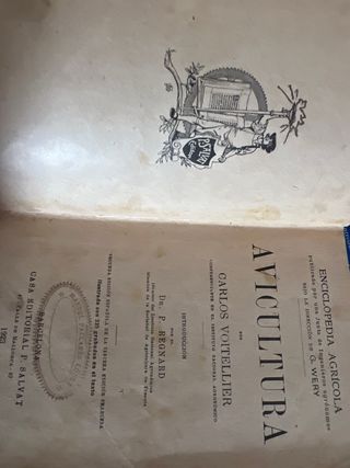 Libro Avicultura 1923
