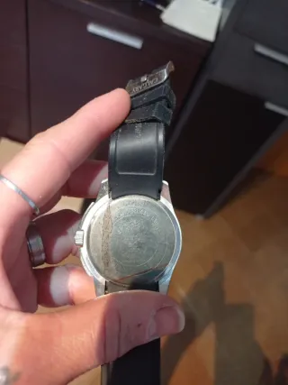 Reloj Calgary Negro y Naranja