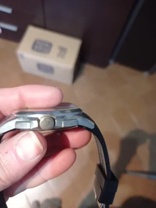 Reloj Calgary Negro y Naranja