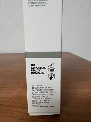 The Ordinary Facteurs Naturels d'Hydratation + HA