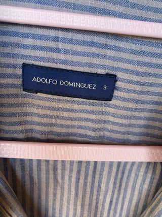 Camisa Lino Rayas Adolfo Dominguez Talla M