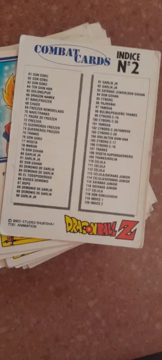 Cromos Dragon Ball Z Panini