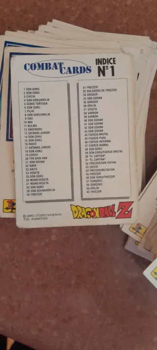 Cromos Dragon Ball Z Panini