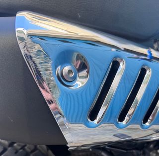 Proteção Escape Cromada Honda Monkey