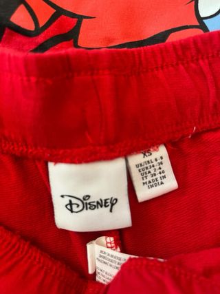 Pijama Disney Mickey y Minnie Rojo