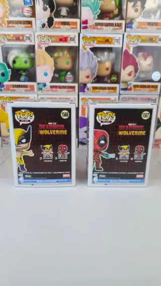 Pack Funko Pop Wolverine y Deadpool Marvel