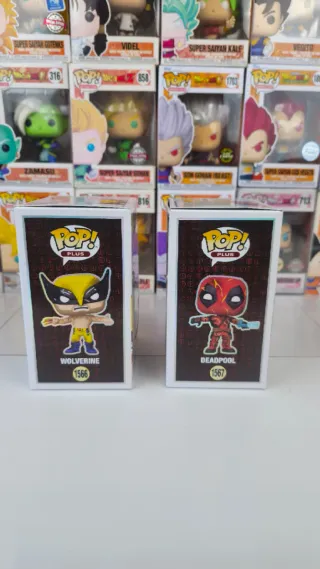 Pack Funko Pop Wolverine y Deadpool Marvel