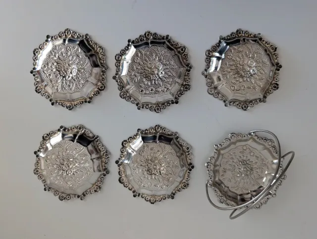 Posavasos de metal con soporte