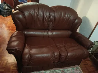 Sofá de 2 y 3 plazas en piel