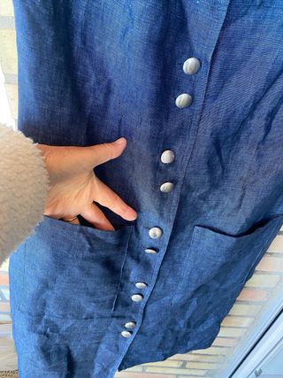 Vestido lino  ANTONIO PERNAS