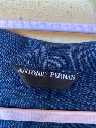 Vestido lino  ANTONIO PERNAS