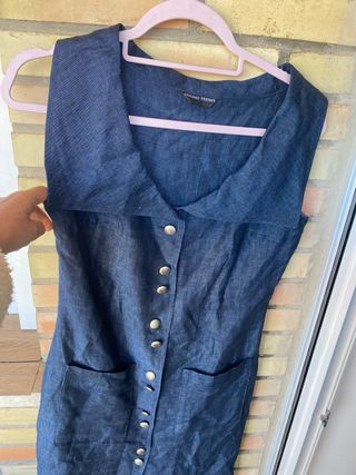 Vestido lino  ANTONIO PERNAS