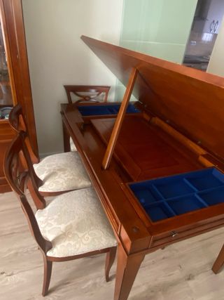 Mesa Comedor Madera Maciza y 6 Sillas