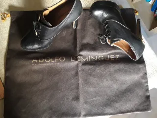 Botines Adolfo Dominguez Talla 38 Negros