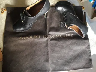Botines Adolfo Dominguez Talla 38 Negros