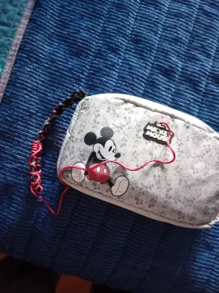 Neceser Mickey Mouse Disney Gris y Rojo