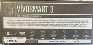 Pulsera de actividad Garmin Vivosmart 3 Negra