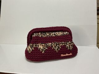 Borsa fatta a mano bordeaux