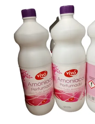 Lote 7 botellas Amoniaco Perfumado Vivo 1L