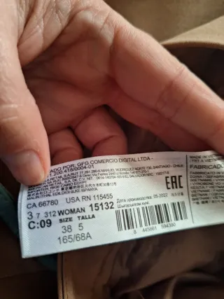 Pantalón color camel