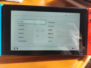 Nintendo Switch V2 Azul/Rojo + Super Smash Bros