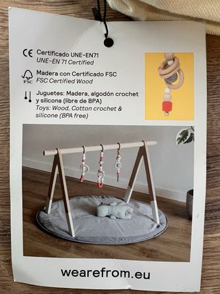 Alfombra actividades y nido bebé