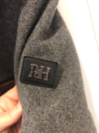 Abrigo Pedro del Hierro Gris con capucha desmontab