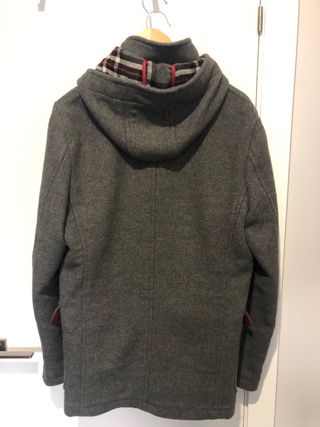 Abrigo Pedro del Hierro Gris con capucha desmontab