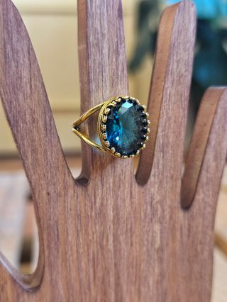 Anillo Zafiro Imperial Azul