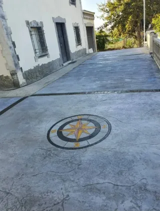 Hormigón impreso para exteriores