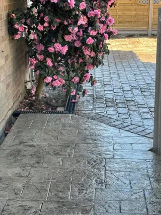 Hormigón impreso para exteriores