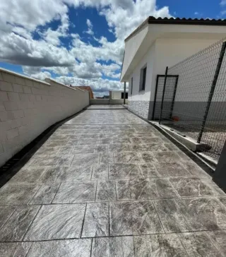 Hormigón impreso para exteriores